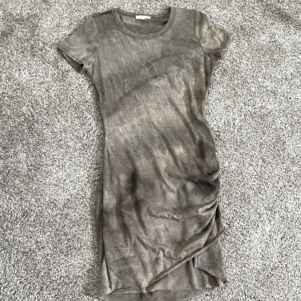 T-Shirt Dress, Green Tie-Dye
